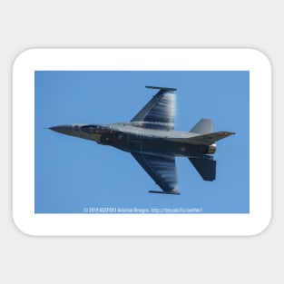 F-16 Viper High-Speed Pass Sticker